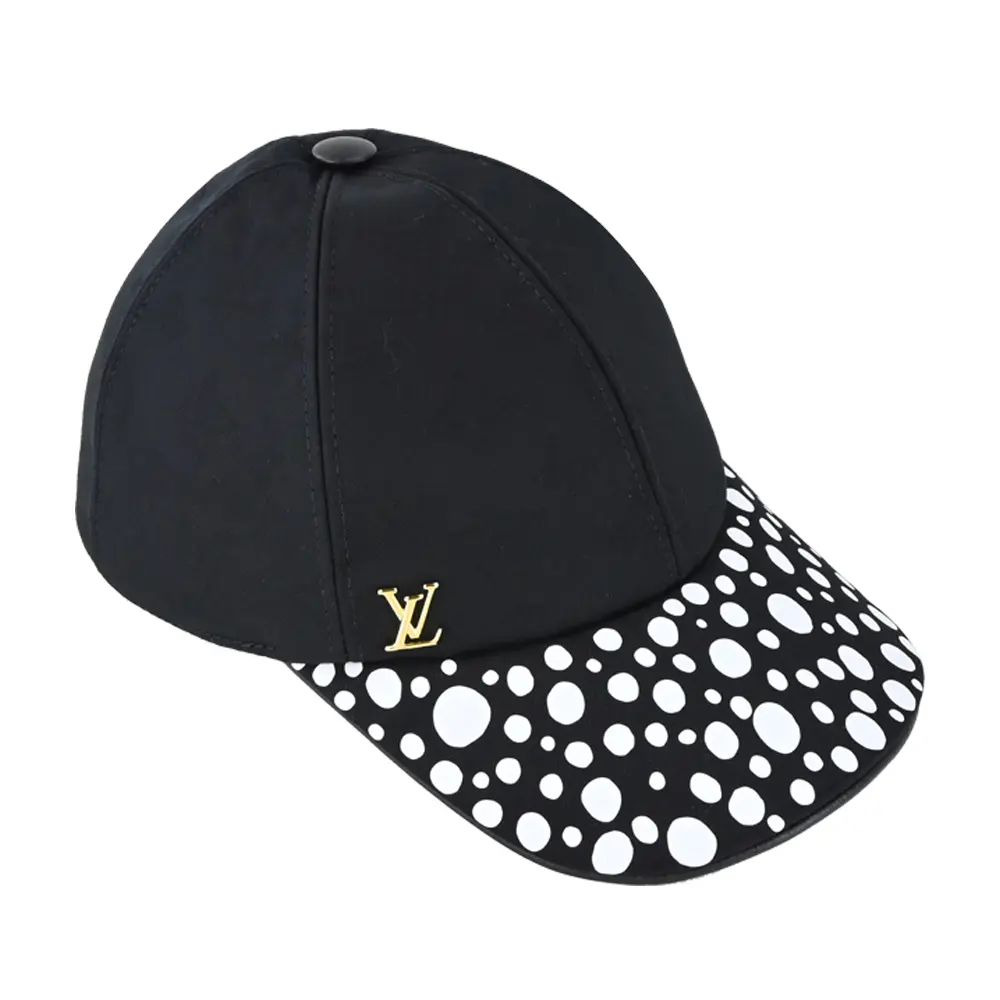 Louis Vuitton】LV x YK Infinity Dots 圓點印花棒球帽(黑色)－小樹購