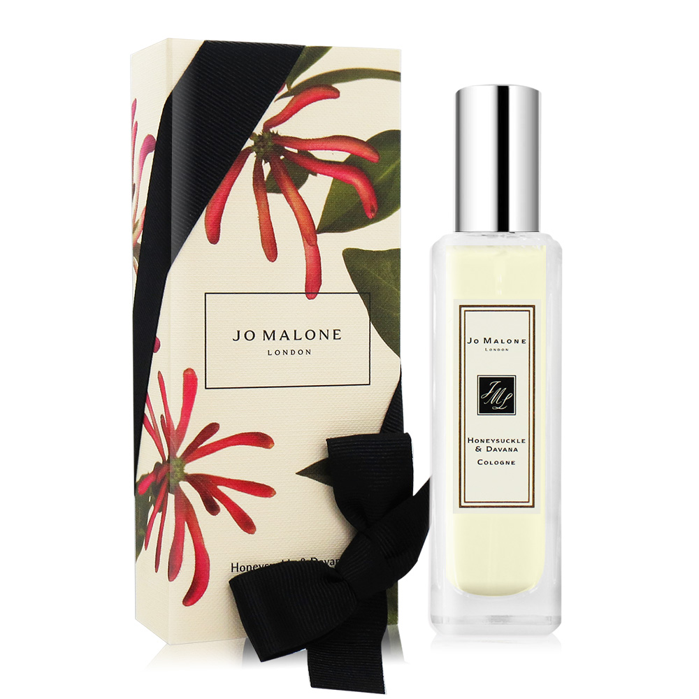 Jo Malone 忍冬與印蒿香水honeysuckle Davana 30ml 手繪花盒限量包裝 國際航空版小樹購