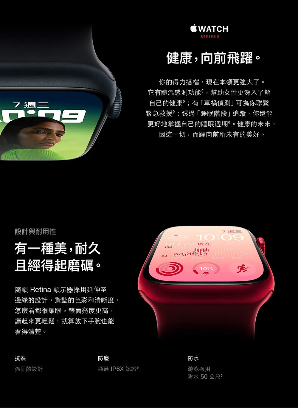 Apple】Watch Series 8 (GPS) 45公釐智慧手錶－小樹購